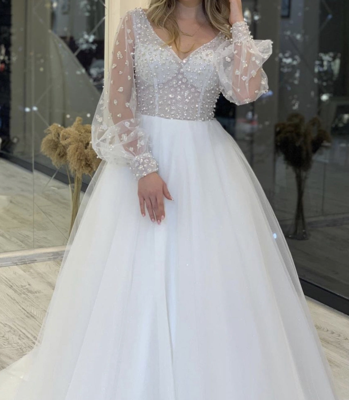 Plus-size Beaded Wedding Dresses | Ditalia